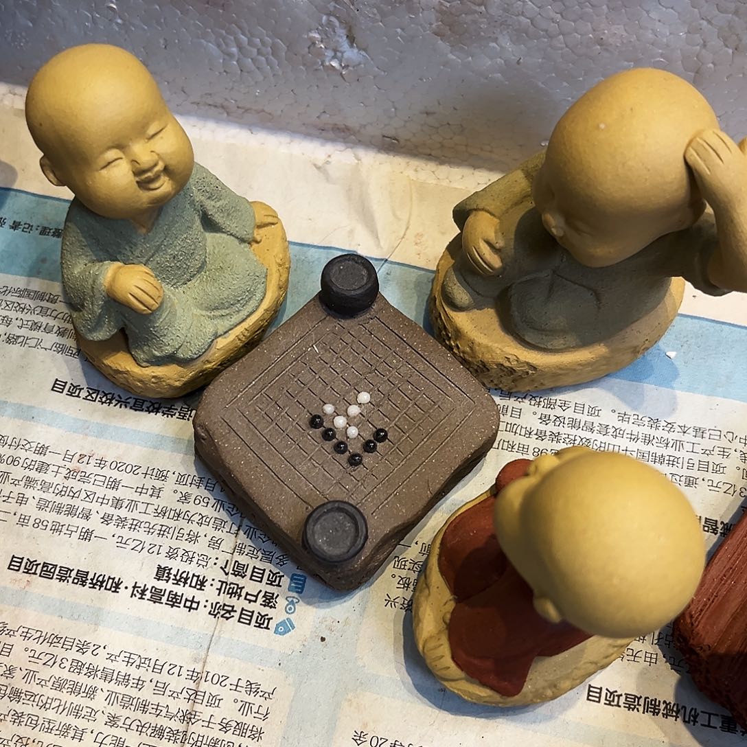 紫砂茶杯高端紫砂雕塑微瑕