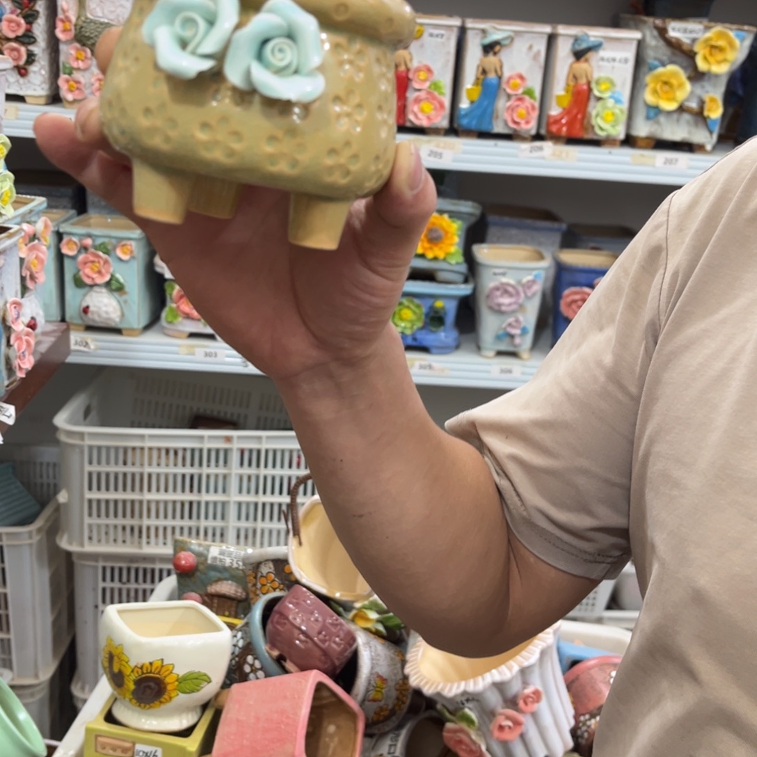 粗陶多肉花盆花盆