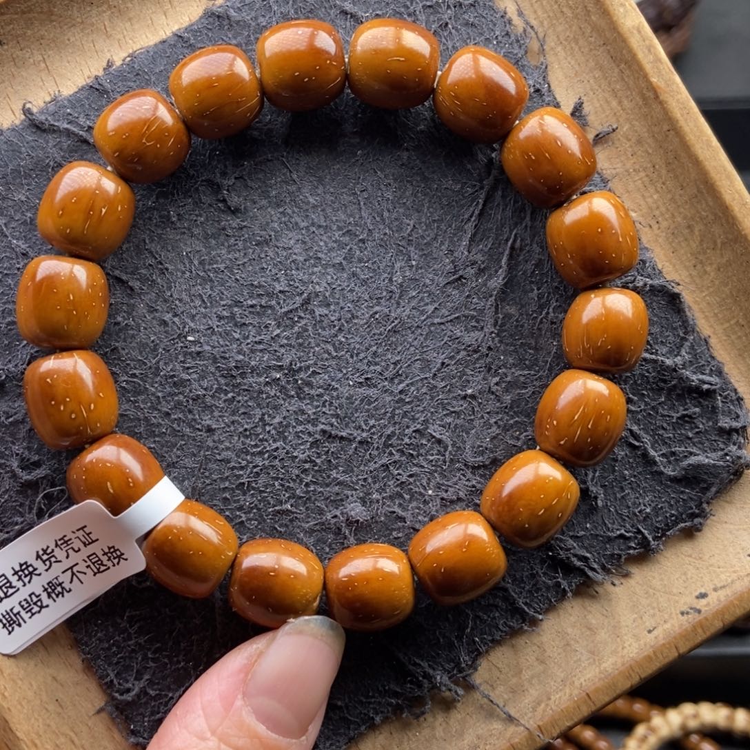 手串紫金鼠12mm近实心精品桶珠