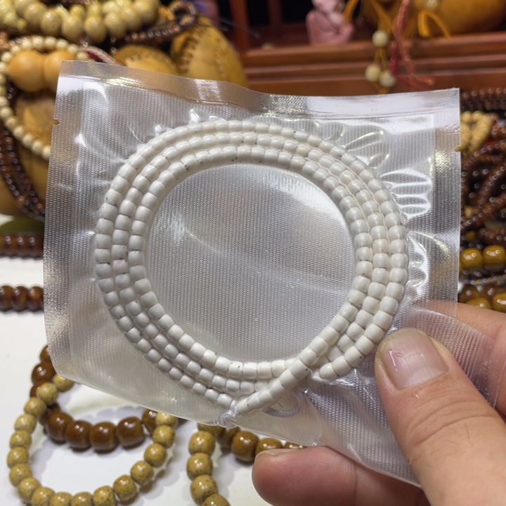 手串星月菩提5-4直切桶珠原生态数星星