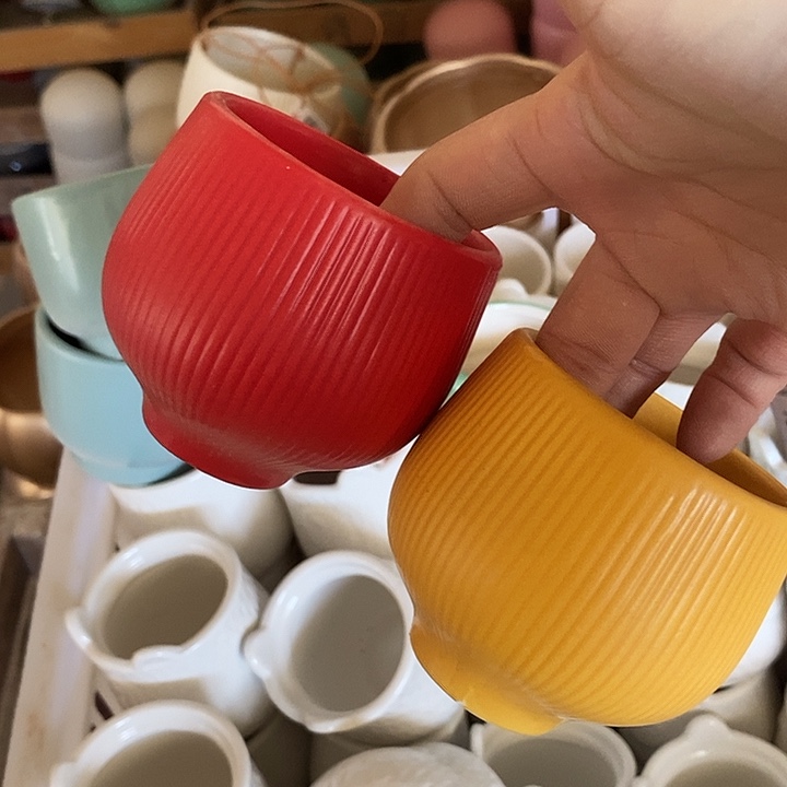 陶摆件陶盆有孔 瑕疵介意勿拍