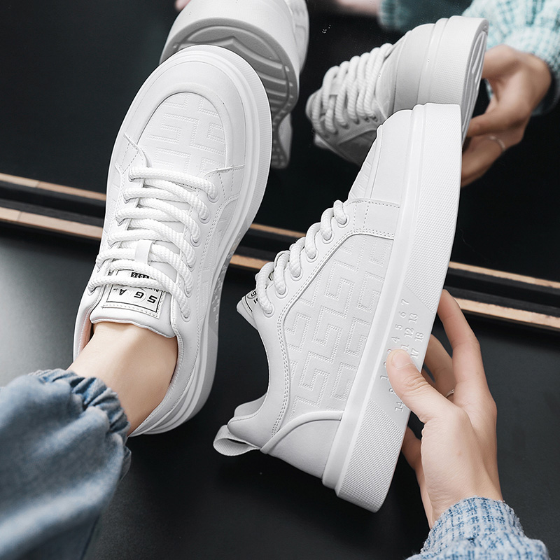 男鞋透气2025新款薄款休闲小白鞋子潮鞋韩版百搭男士运动板鞋AE63