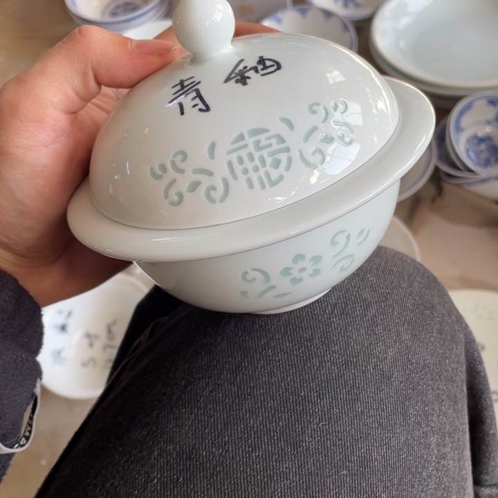 瓷碗景德镇高温细白瓷餐具