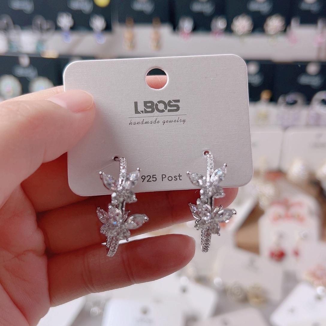 锆石纯铜合金耳环的