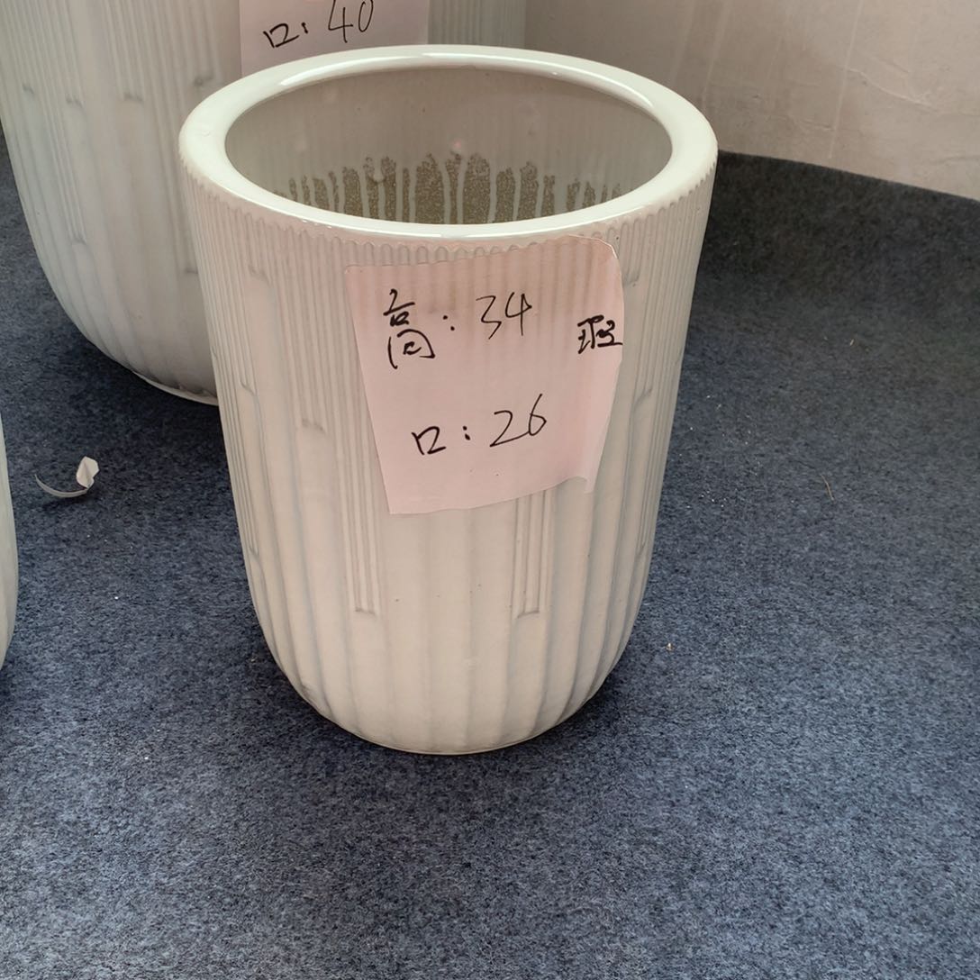 高温陶瓷花盆微瑕