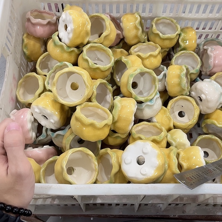 仔***仔50个黄50个粉 猫眼小钱袋