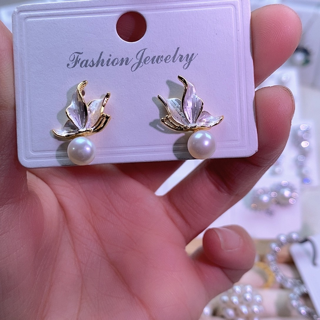 耳饰未镶嵌淡水珍珠