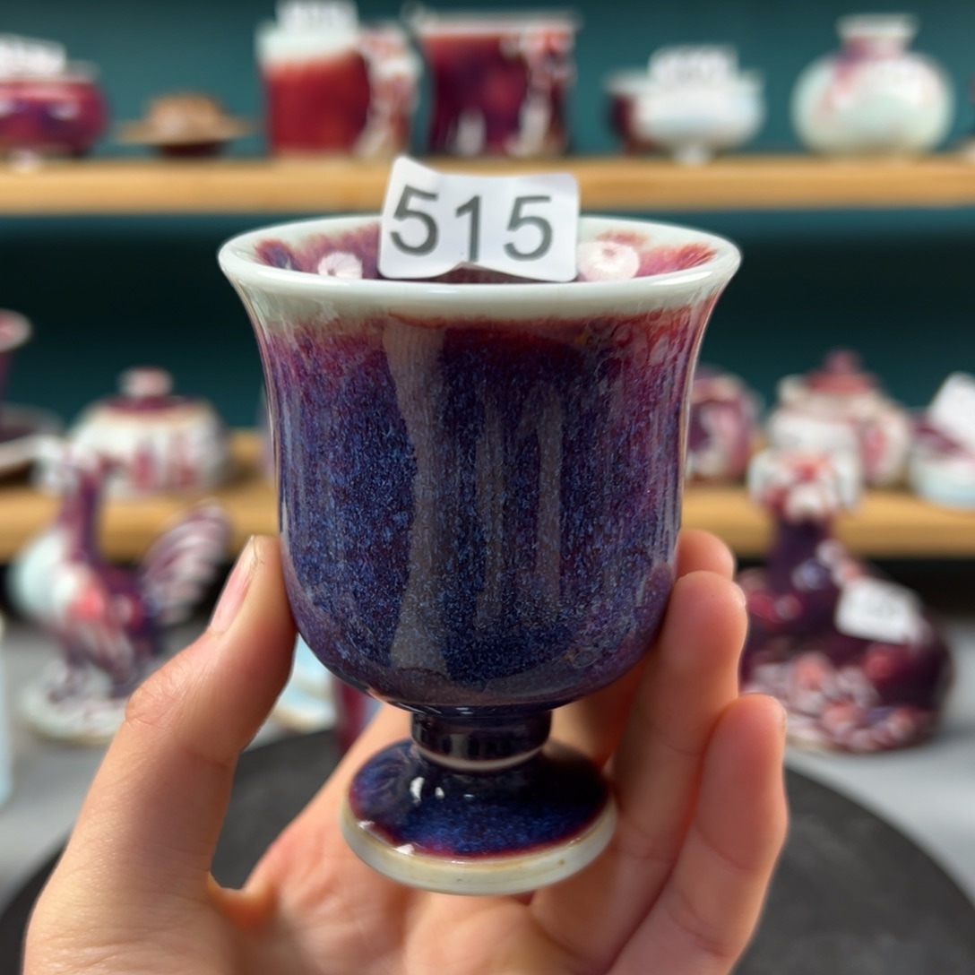 瓷片微瑕主人杯纯手工