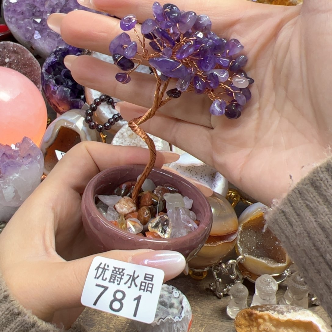 未镶嵌大型摆件（非配饰）紫晶781