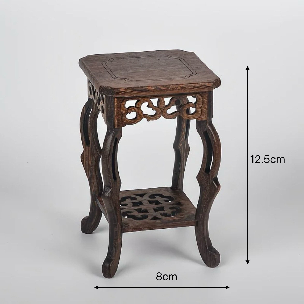 【鸡翅木底座】实木小花架几工艺品摆件茶壶奇石香炉花瓶花盆栽底座