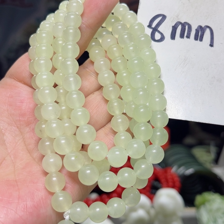 蛇纹石玉颈饰多样性发货未镶嵌