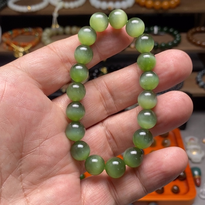 老***普和田玉未镶嵌手链