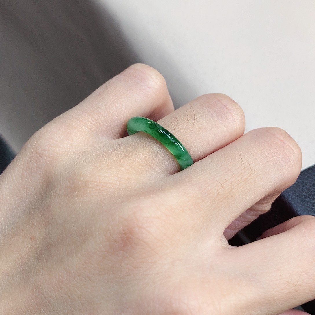 未镶嵌戒指翡翠9号