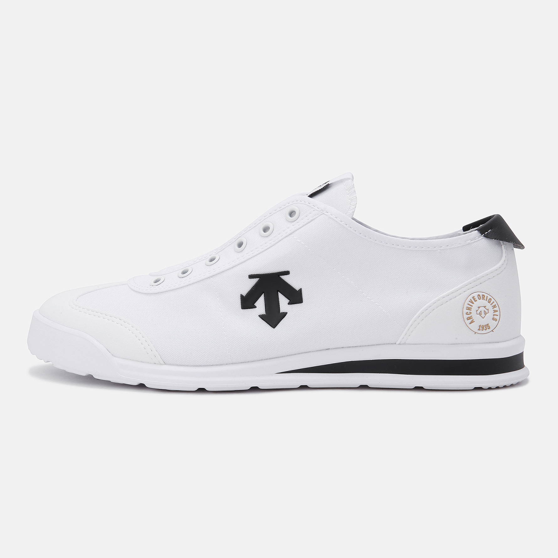 DESCENTE/迪桑特25年休闲鞋轻便低帮小白鞋男女同款LSN12