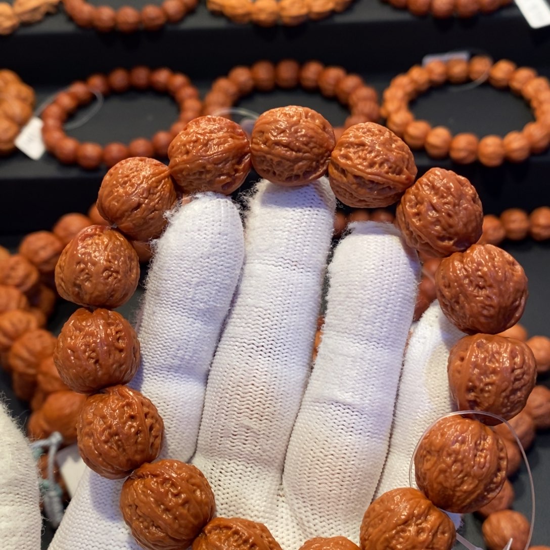 文玩核桃手串蚂蚁纹