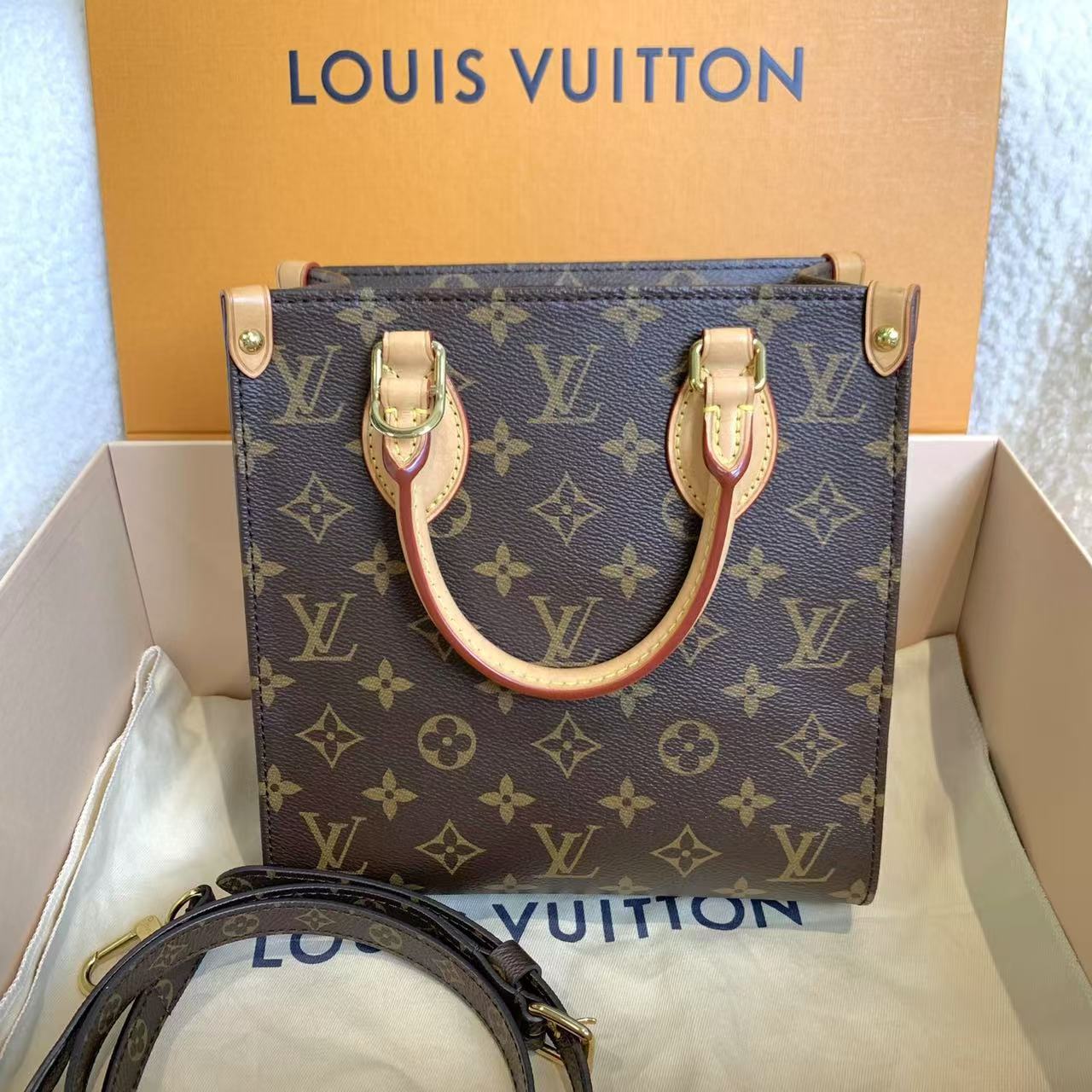 99新 LouisVuitton/路易威登 壹臻/老花琴谱bb斜挎包/ 85438120
