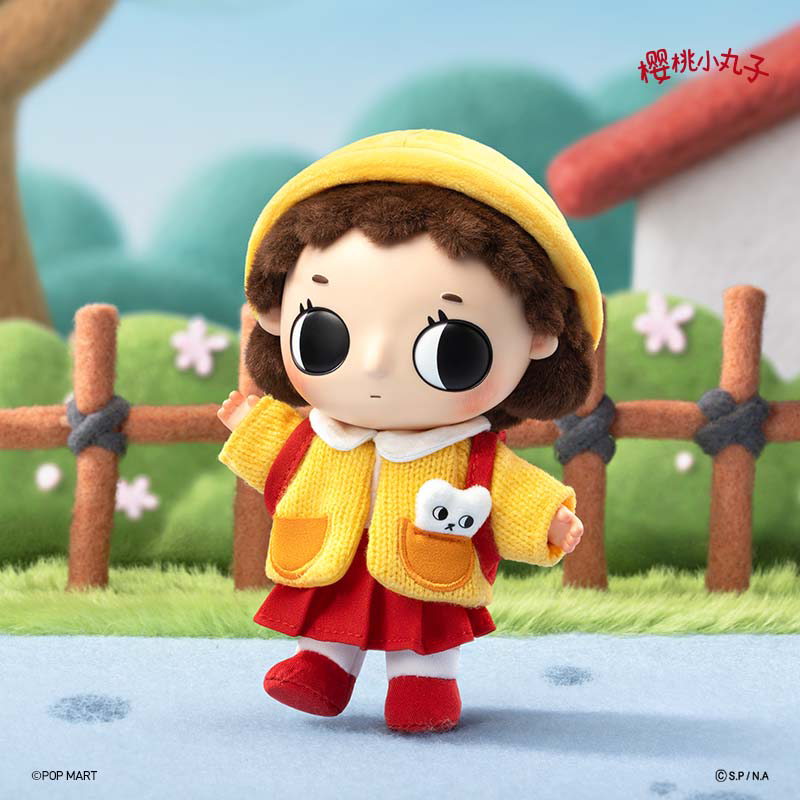 POP MART/泡泡玛特Nyota樱桃小丸子联名毛绒挂件盲盒玩偶可爱公仔