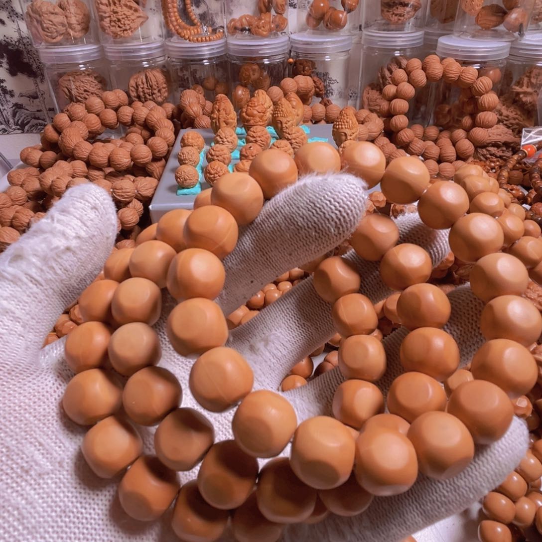 核桃手串/手链微瑕六方