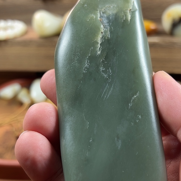 和田玉（糖玉）未镶嵌车挂