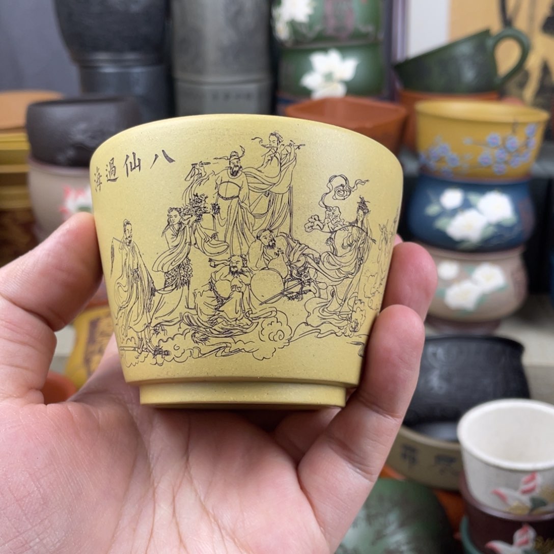 紫砂茶杯紫砂茶杯