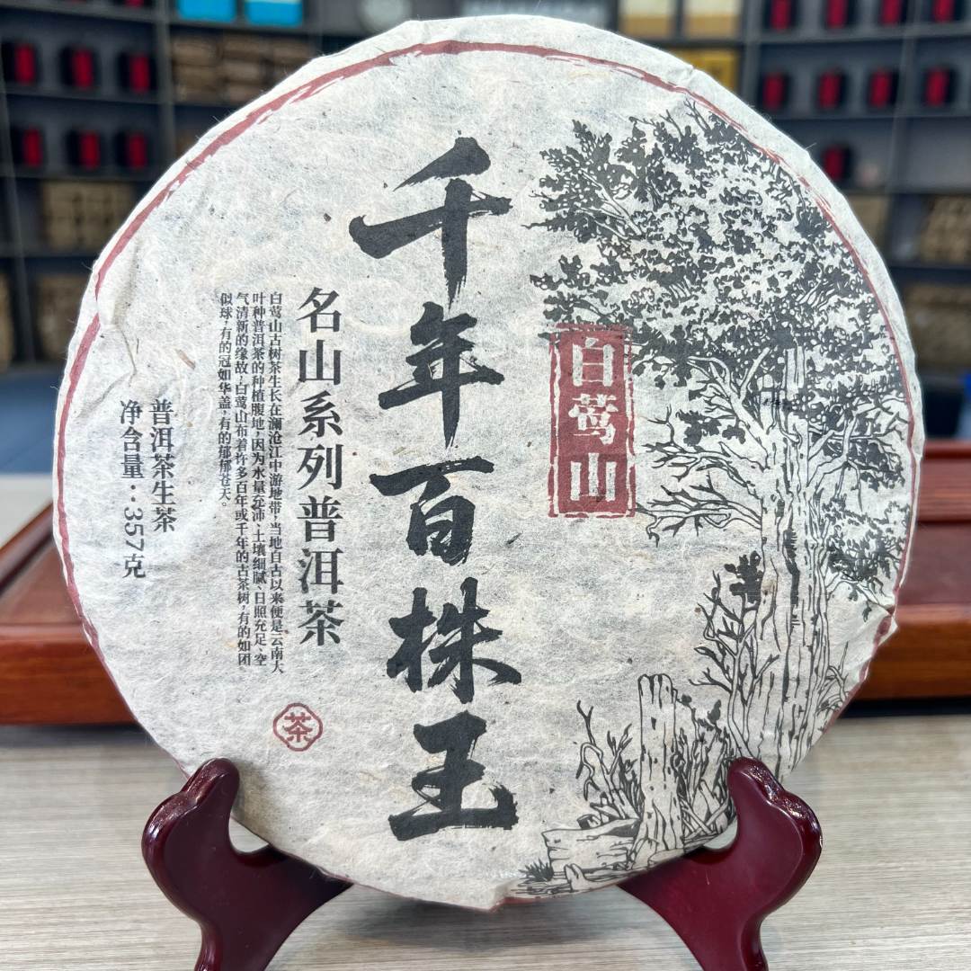 白莺山千年百株王 生茶 饼茶 357g