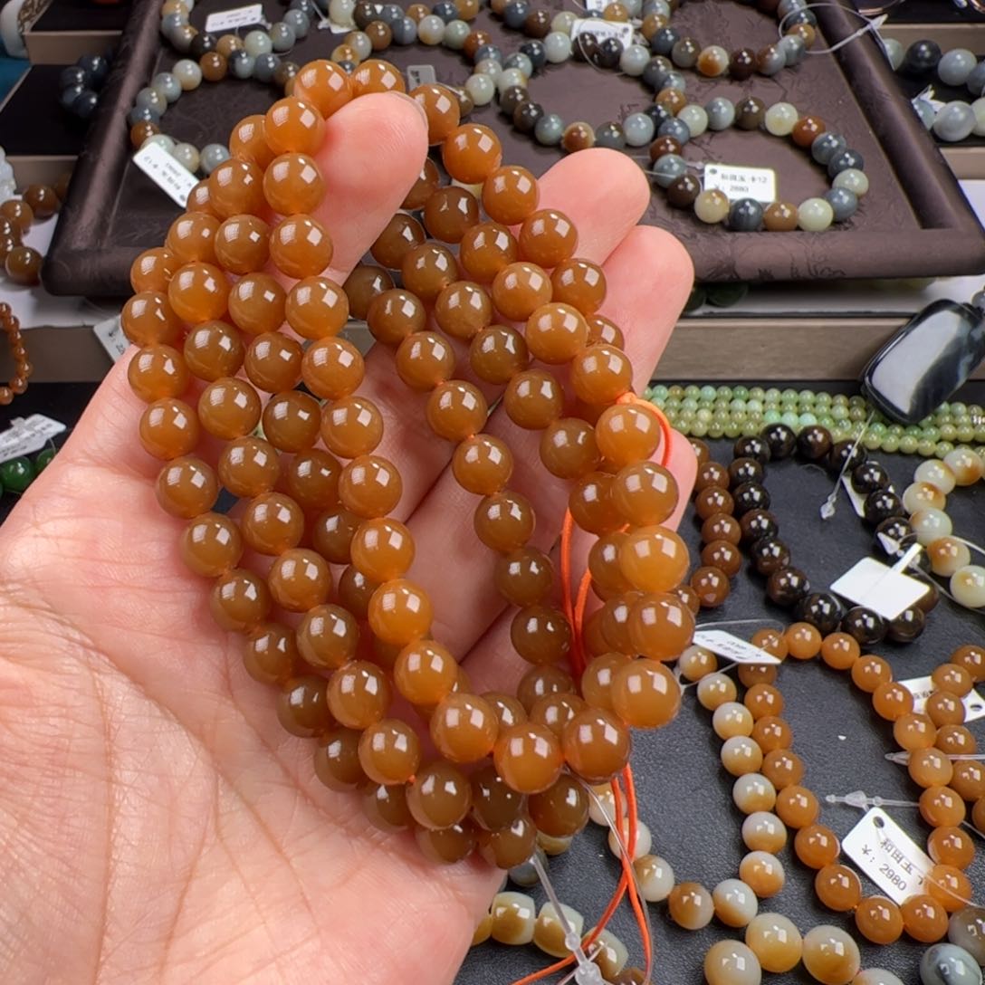 和田玉手链未镶嵌