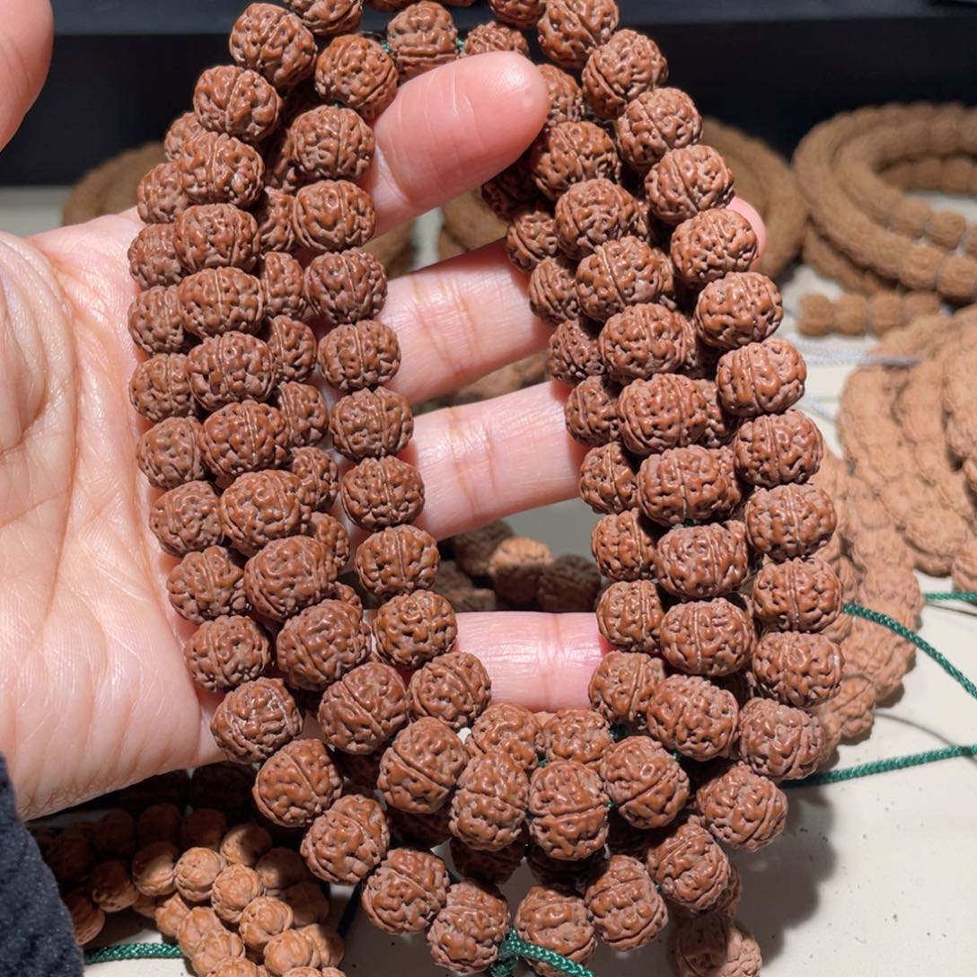 金刚菩提手串老树王108尺寸10.9