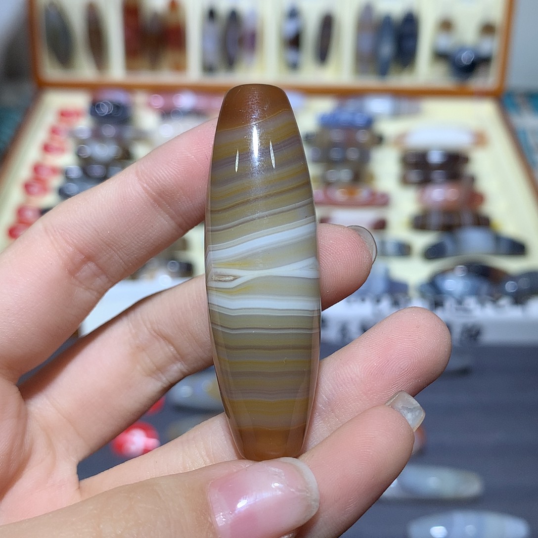 熊***重玛瑙/玉髓未镶嵌颈饰