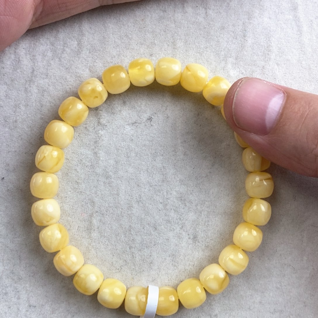 琥珀手链未镶嵌蜜蜡