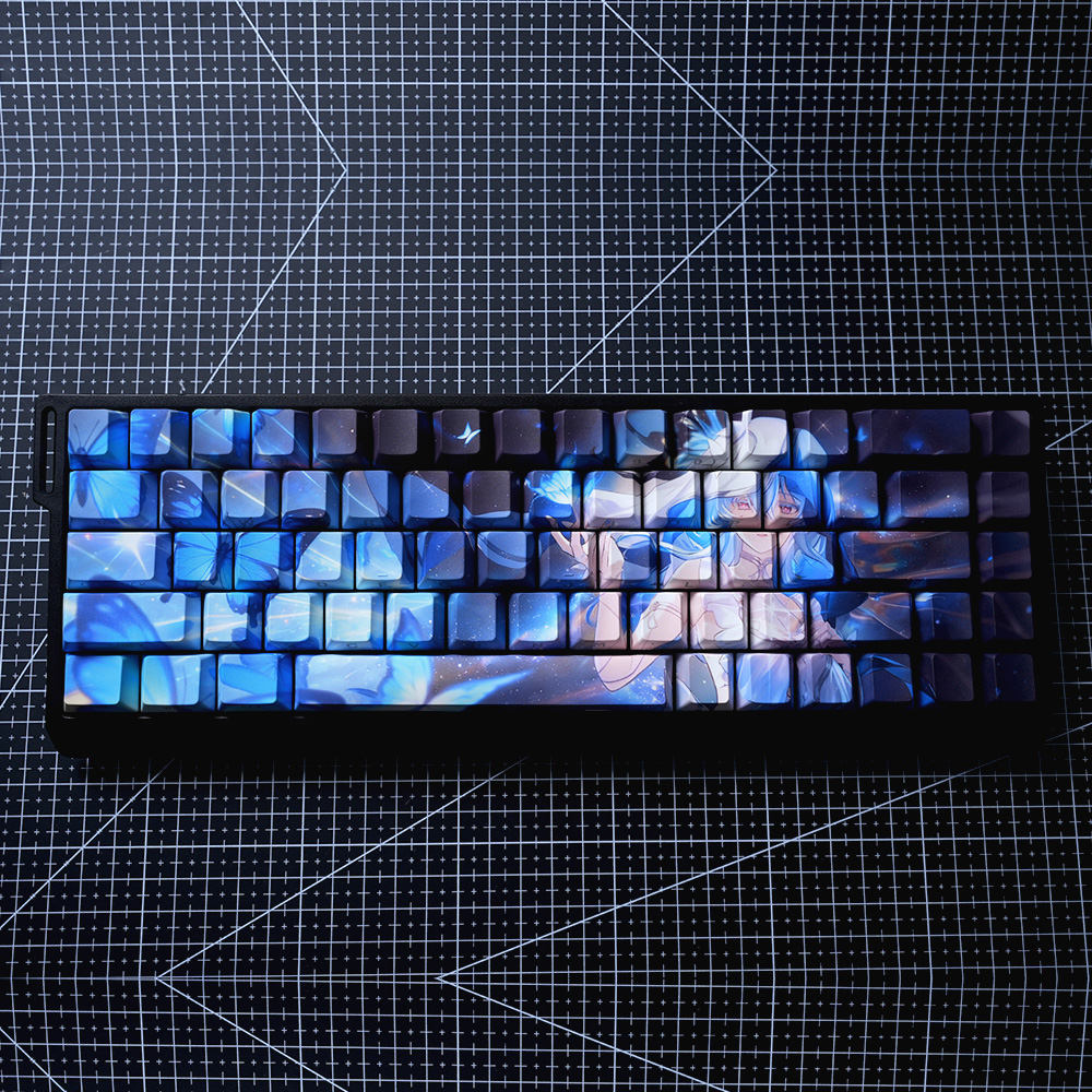 守岸人-鸣潮二次元侧刻透光键帽高颜值创意键帽磁机械键盘配件