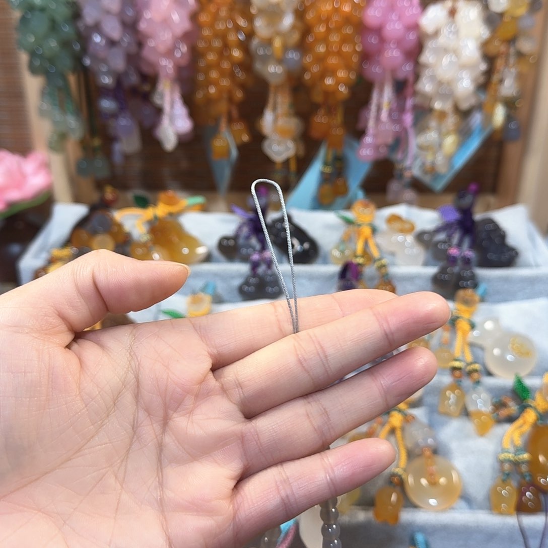 玛瑙/玉髓手机挂件未镶嵌