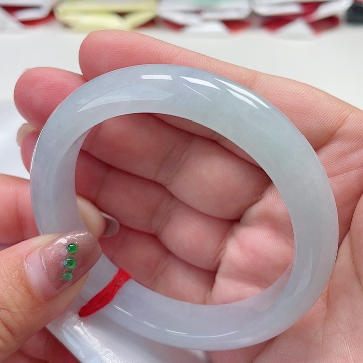 翡翠手镯未镶嵌缅甸翡翠手镯57圈