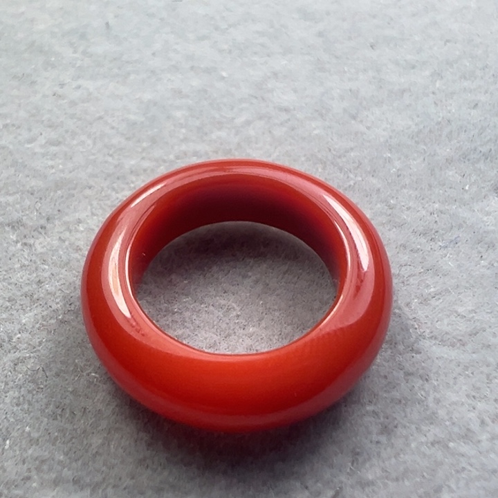 南红玛瑙未镶嵌跑环