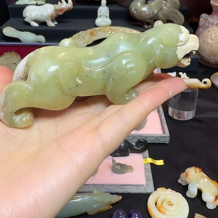 和田玉挂件未镶嵌喜****风