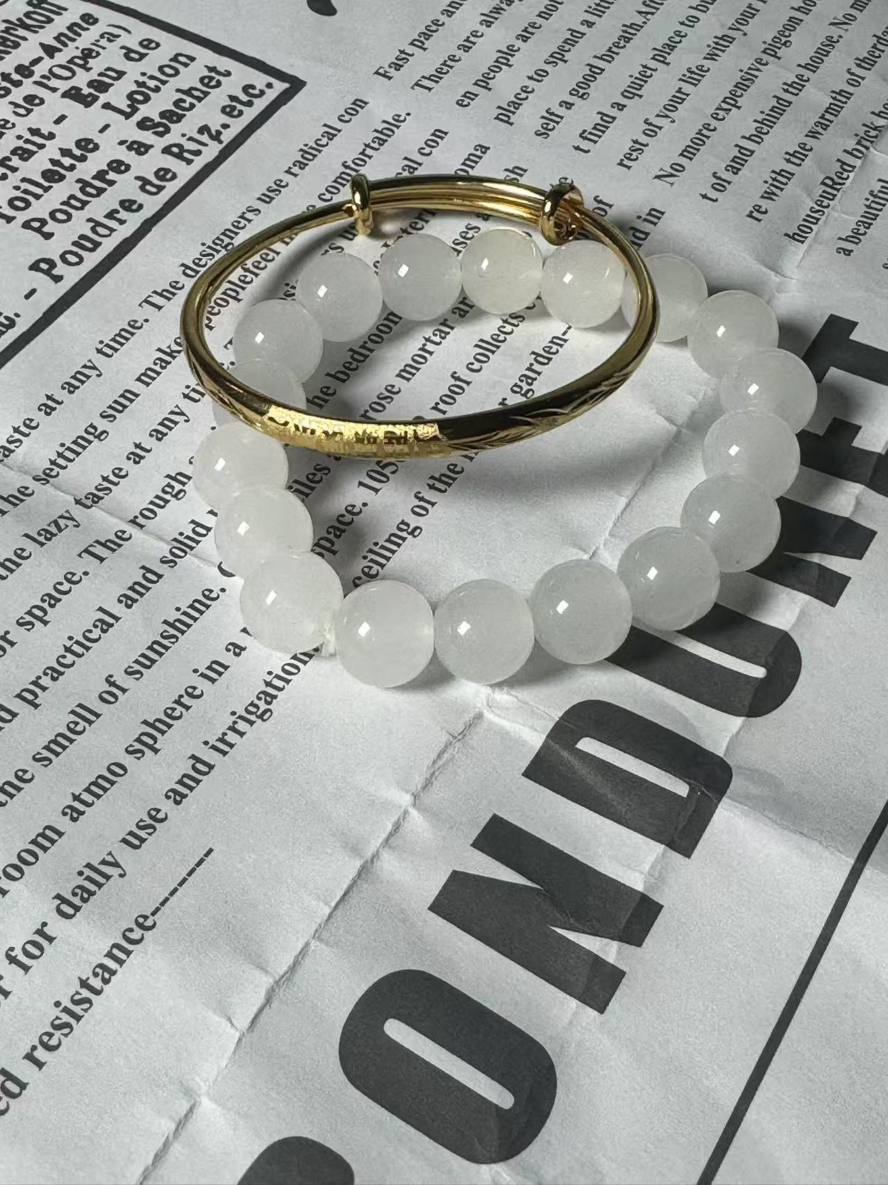 足金豪镶宝宝镯推拉款《先鉴后发》4032