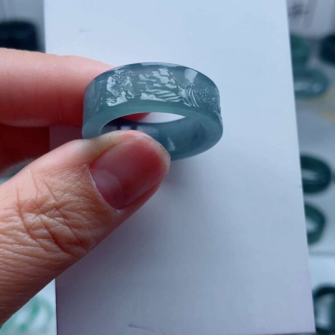 翡翠戒指未镶嵌迷**林