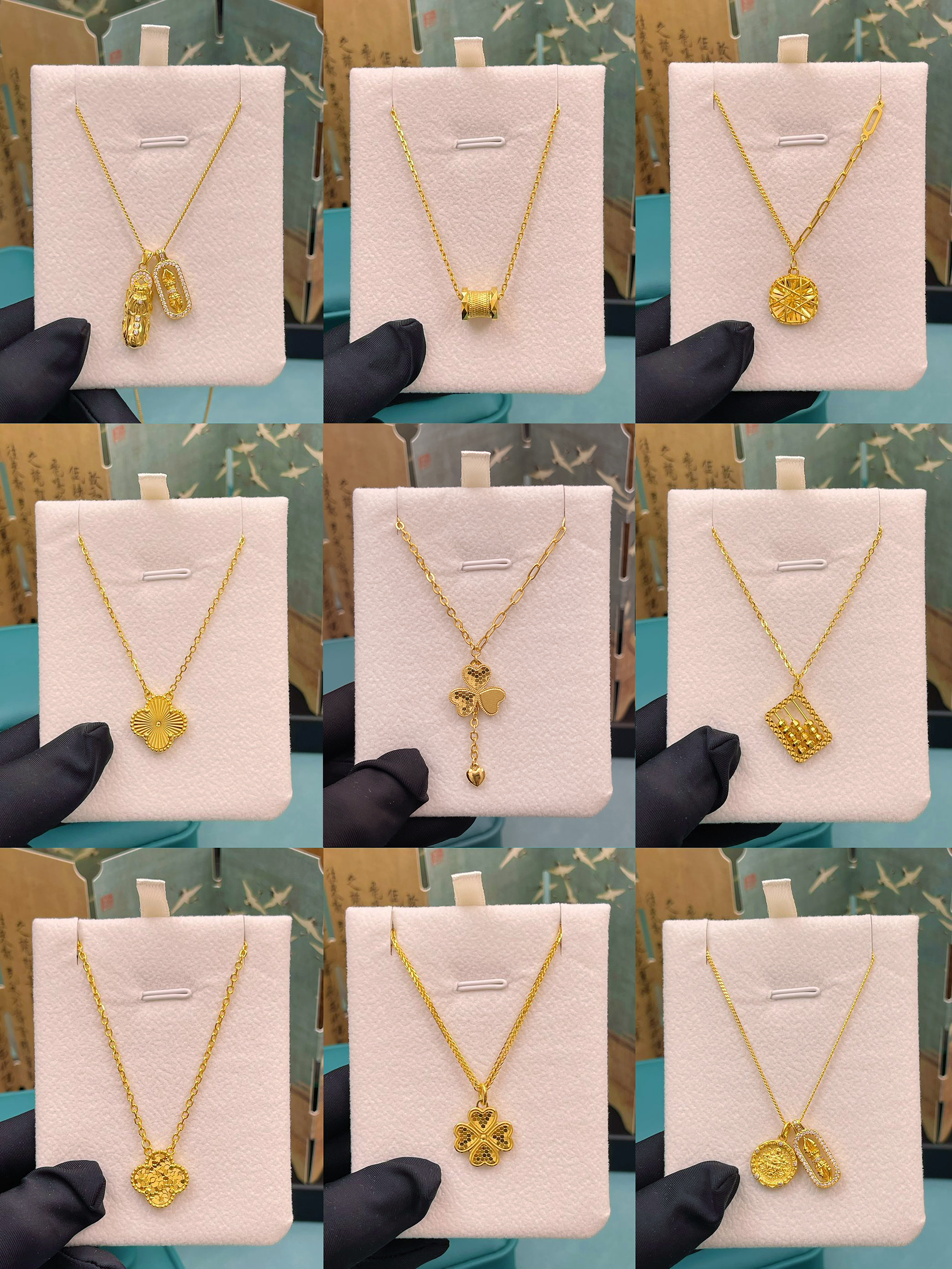 足银银制品 套链系列 简约气质套链 百搭经典精致女士轻奢 潮流