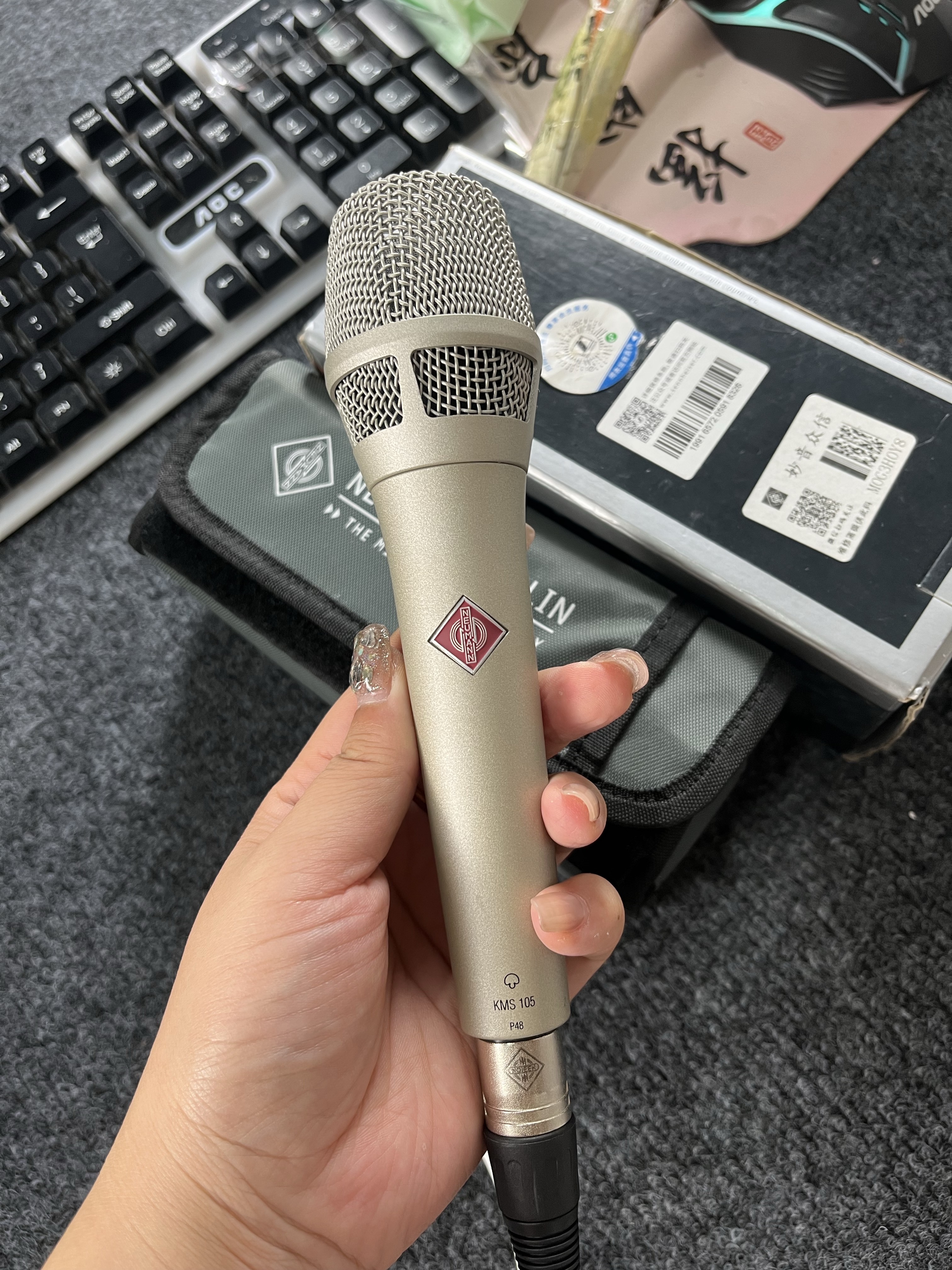 8新 Newmine/纽曼 二手纽曼105麦克风，包装齐全包邮