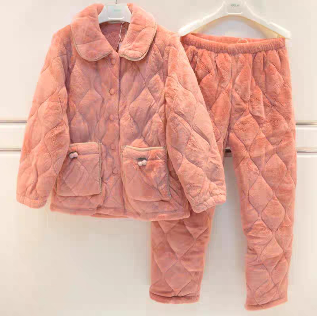 精雅品牌睡衣女士秋冬家居服8482005