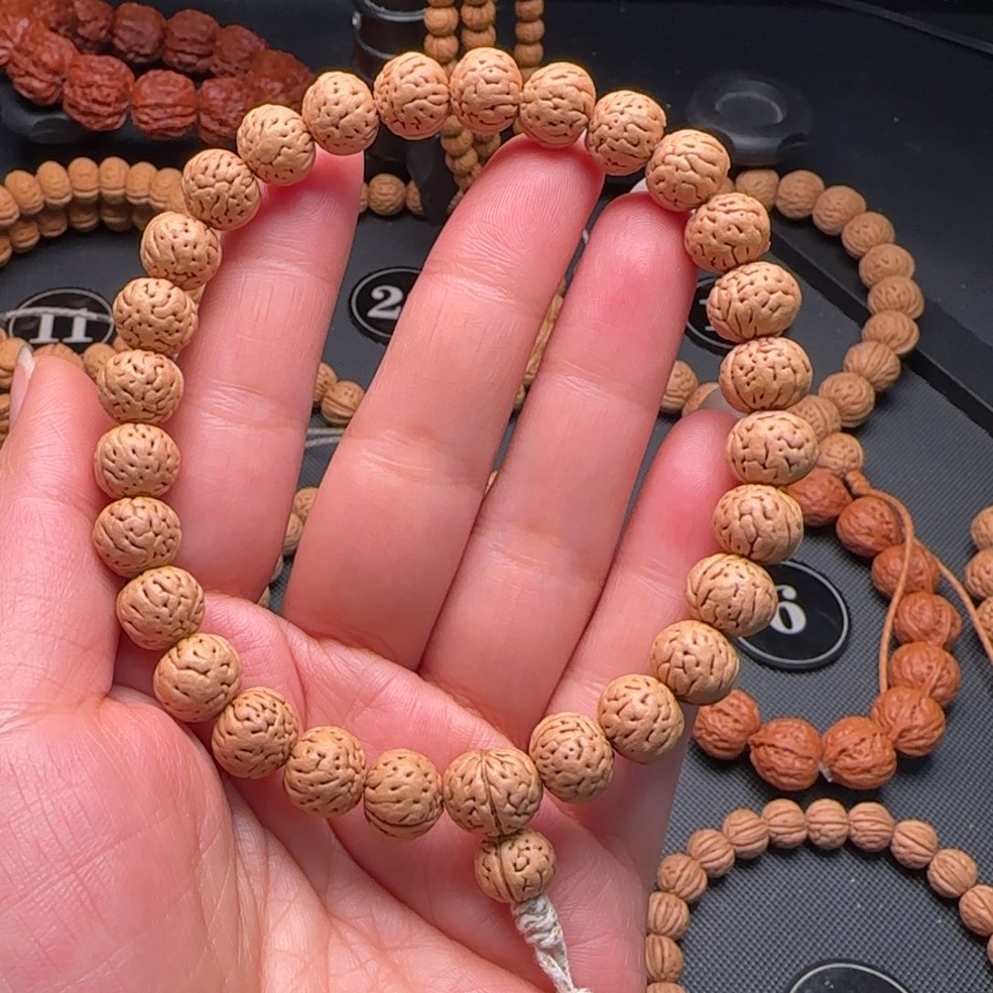 桃核手串桃核磨盘脐中脐