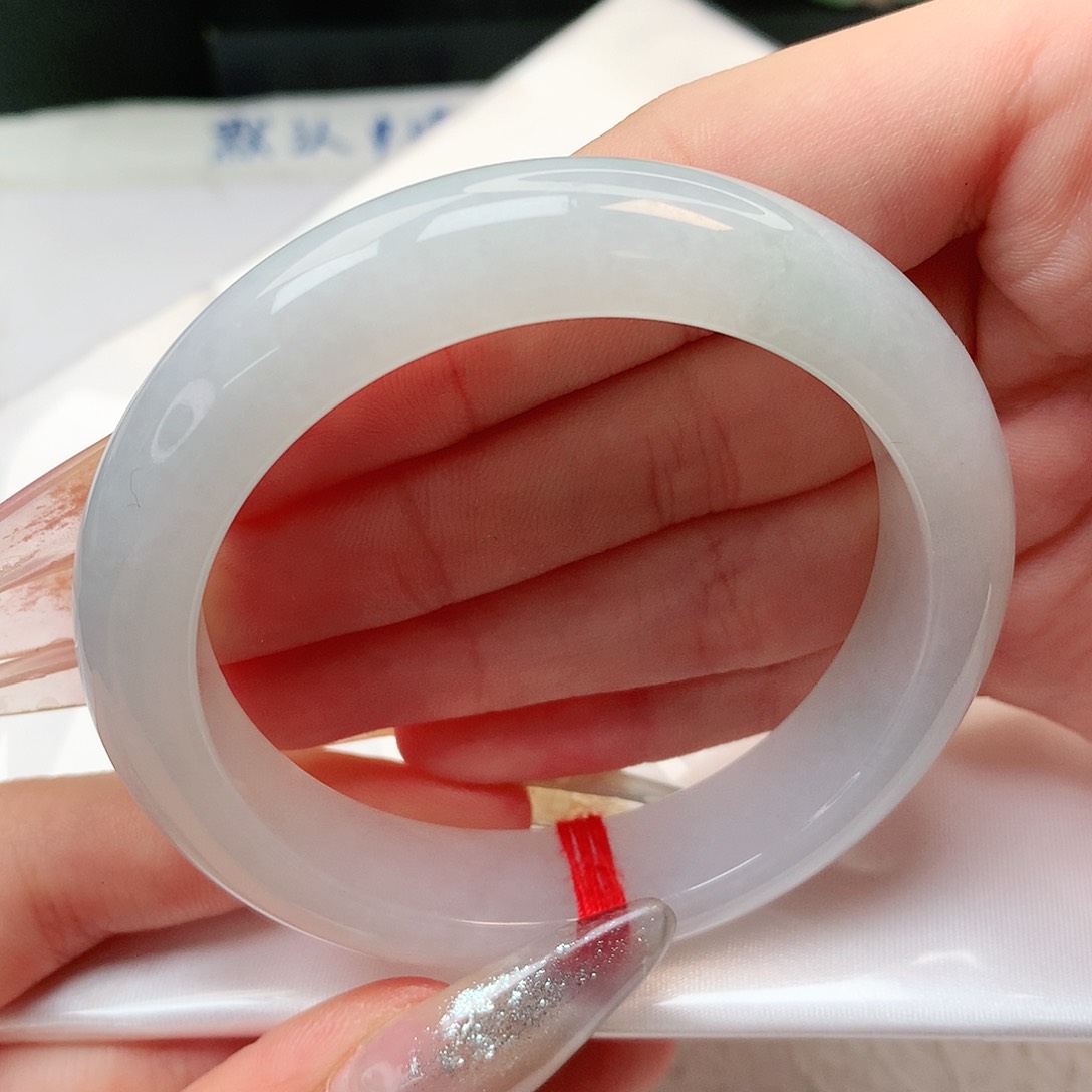 未镶嵌手镯翡翠正圈54