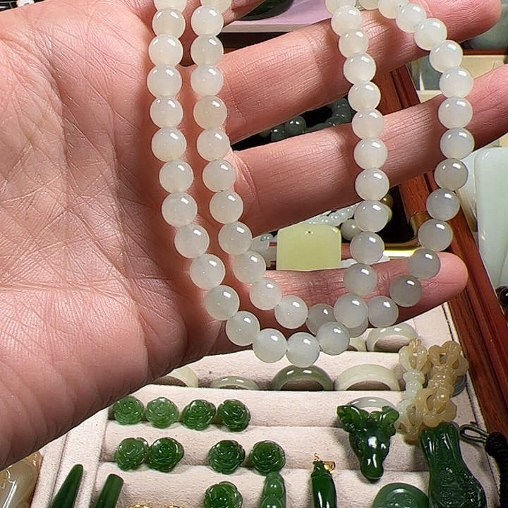 和田玉（糖玉）未镶嵌手链