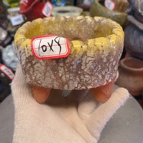 粗陶花盆手工花盆制作就这样