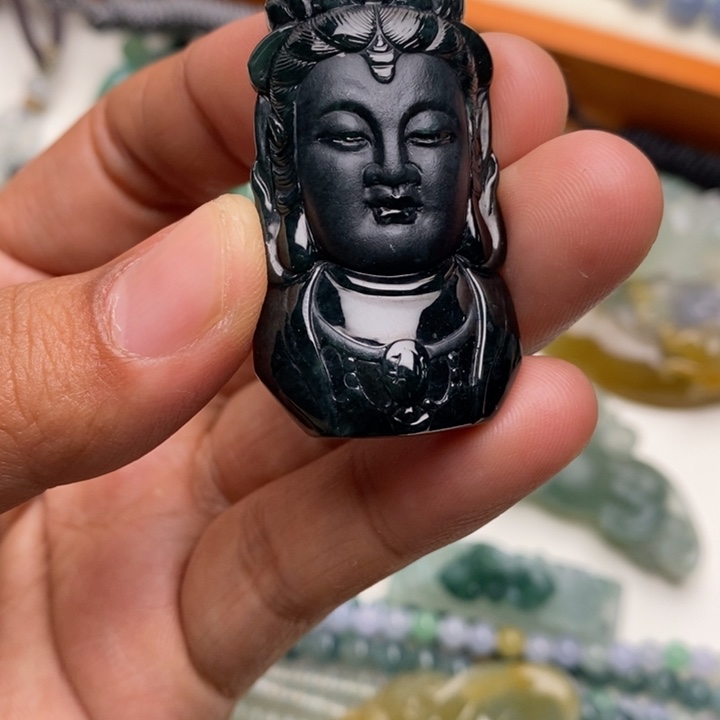 定制翡翠未镶嵌阳***影