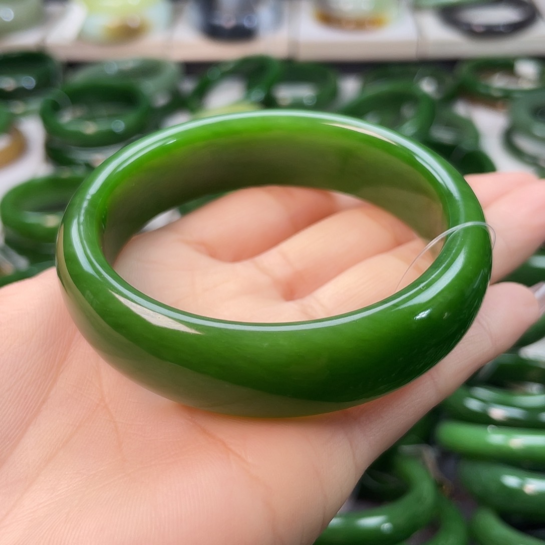 和田玉（碧玉）手镯未镶嵌⭐️*