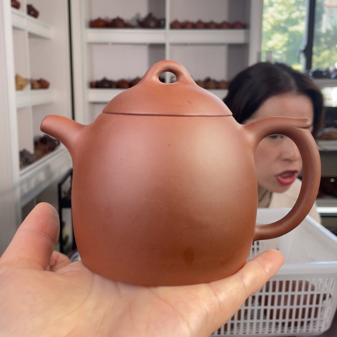 紫砂茶壶清水泥秦权320cc