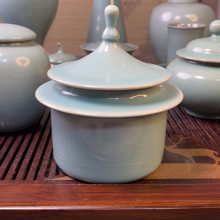 原产地汝瓷茶仓一