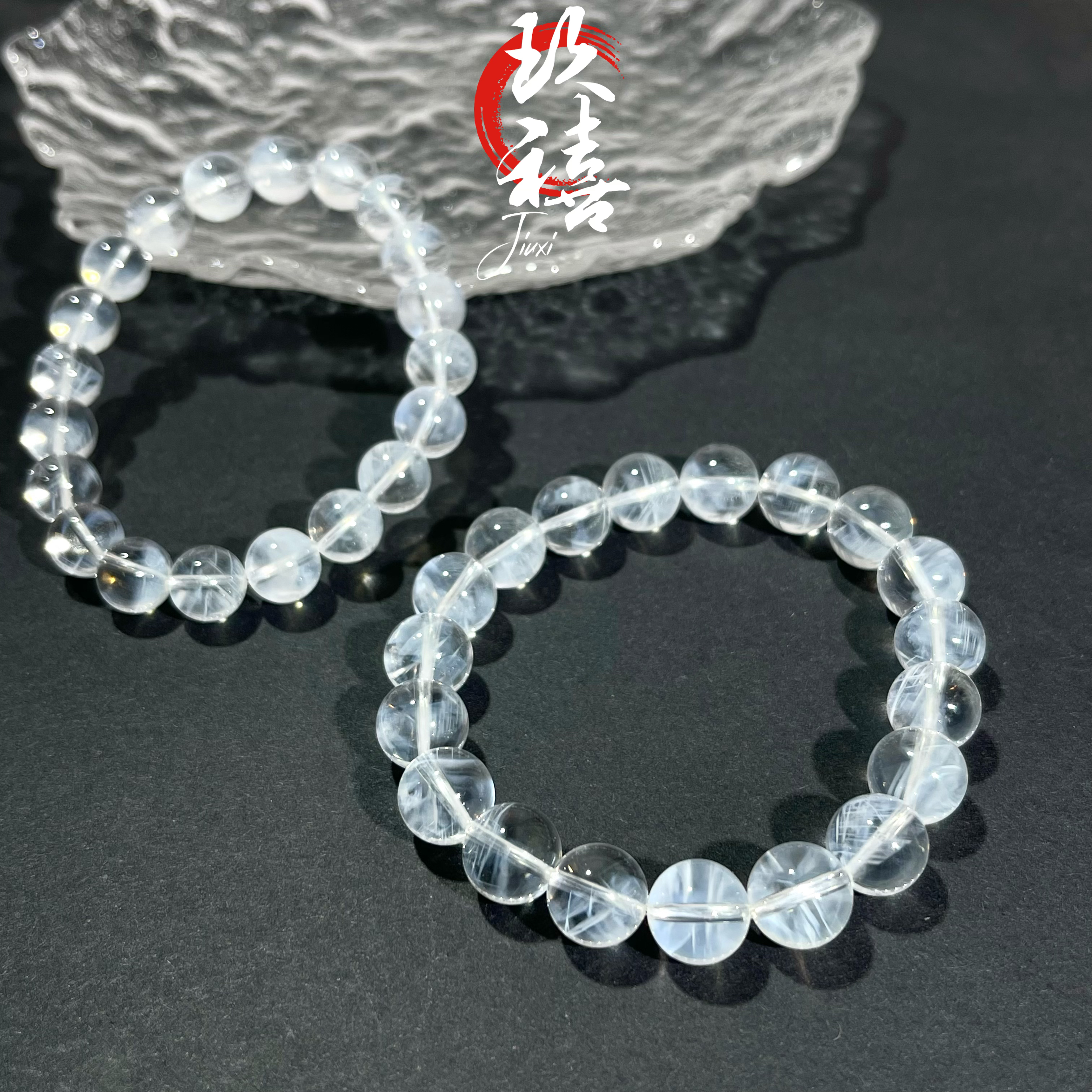【二妹推荐】高品蓝针单圈手串B12302192多样性发一