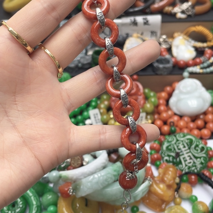 石英质玉合金手链手链37