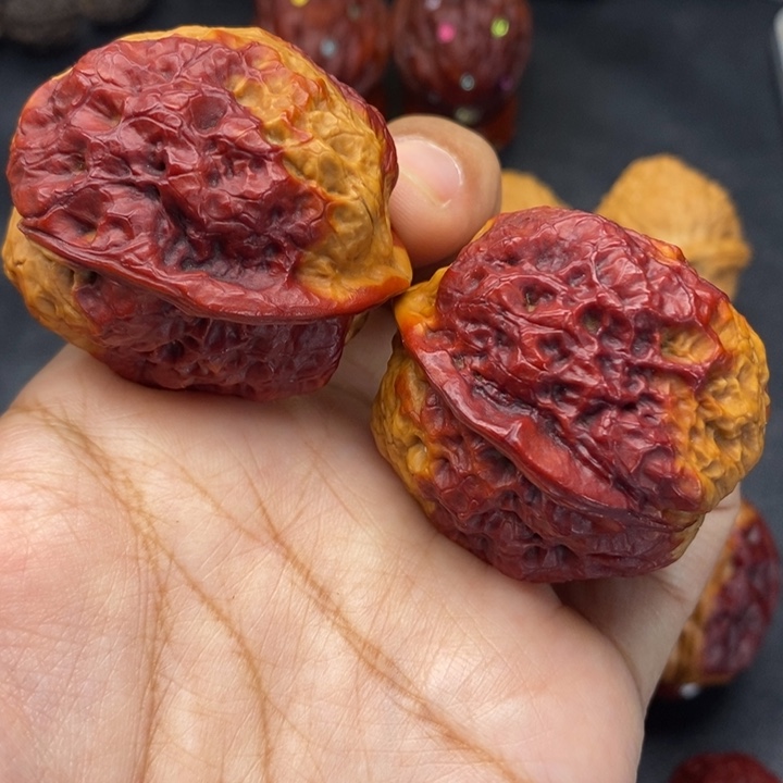 文玩核桃把件40尺金蟾王